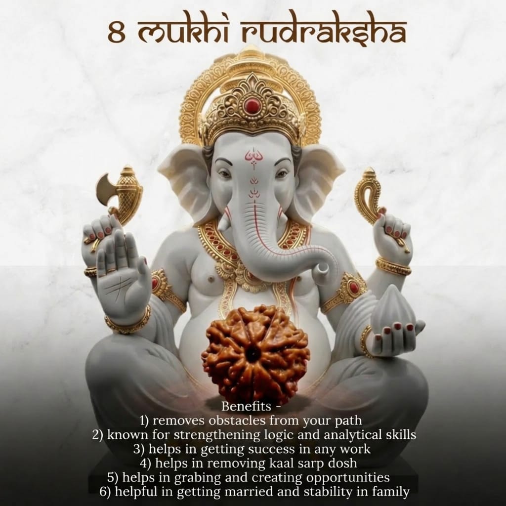 eight mukhi rudraksha eight mukhi rudraksha