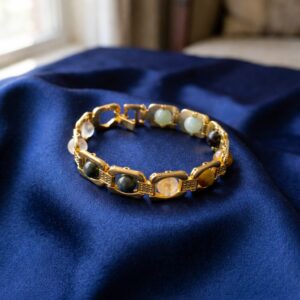 dhanyog bracelet (gold plated)